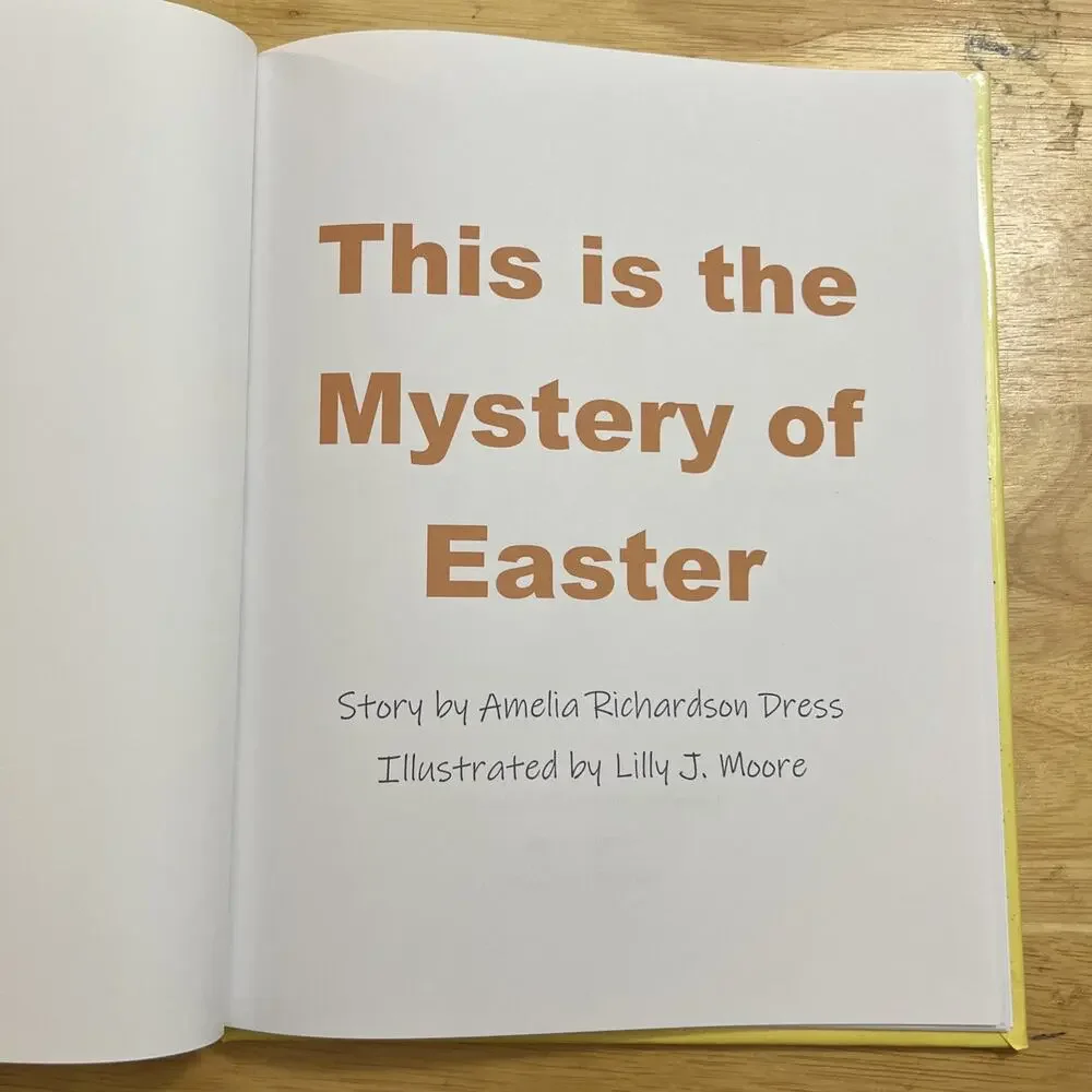 This is the Mystery of Easter By Amelia Richardson Dress Hardcover 2019